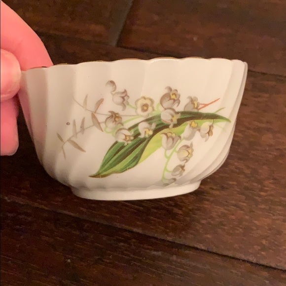 Adderley Fine Bone China Small Floral Sugar Bowl - Picture 3 of 7